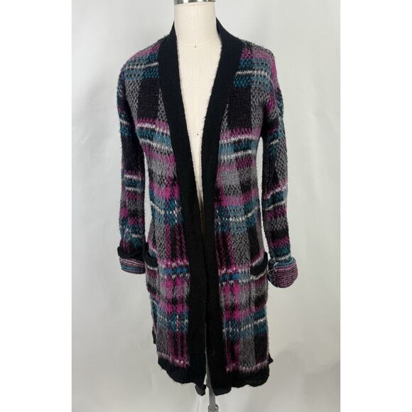 Arizona Sweaters - Arizona Jeans Small Gothcore Dark Feminine Plaid Cardigan Witchy Punk Lounge